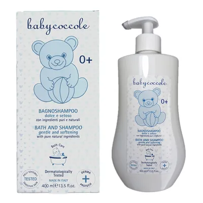 Шампунь-піна для ванн Babycoccole 2в1 Квіти Лотоса, 400 мл