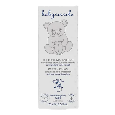 Крем дитячий Babycoccole Зимовий з бета-глюканом із вівса та вітамінами Е та F, 75 мл