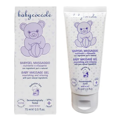 Гель дитячий Babycoccole для масажу з мигдалевою олією і вітамінами Е та F, 75 мл