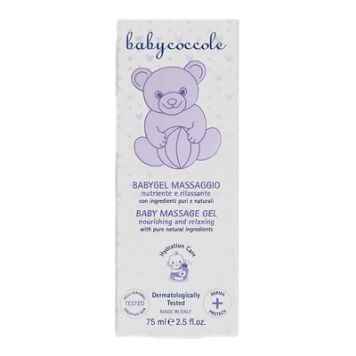 Гель дитячий Babycoccole для масажу з мигдалевою олією і вітамінами Е та F, 75 мл