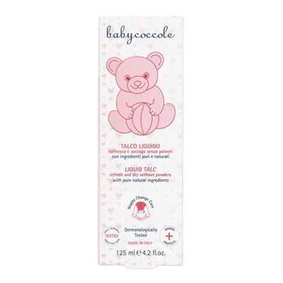 Присипка дитяча Babycoccole Liquid Talc рідка з кукурудзяним крохмалем, 125 мл