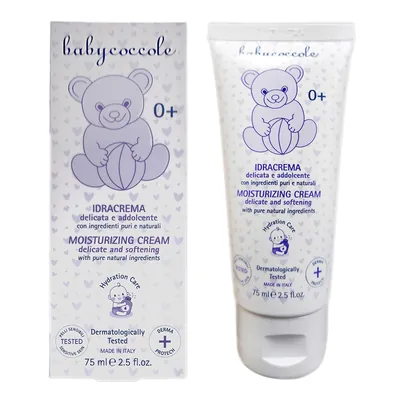 Крем для обличчя Babycoccole зволожуючий з протеїнами мигдаля, есцином та бета-глюканом з вівсу, 75 мл