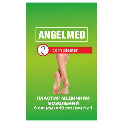 Пластир мозольний Angelmed corn plaster 6 мм х 10 мм, 1 штук