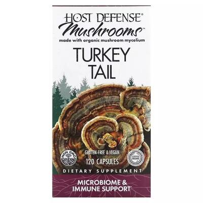 Гриб Трутовик разноцветный Fungi Perfecti Turkey Tail, 120 вегетарианских капсул