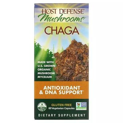Гриб Чага Fungi Perfecti Chaga, 60 вегетарианских капсул
