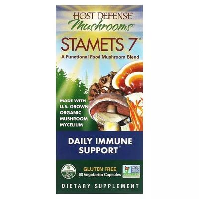 Грибний комплекс Fungi Perfecti Stamets 7 Daily Immune Support, 60 вегетаріанських капсул