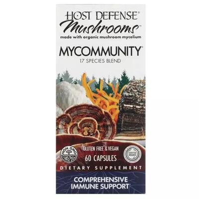 Грибний комплекс Fungi Perfecti Mushrooms Comprehensive Immune Support, 60 капсул