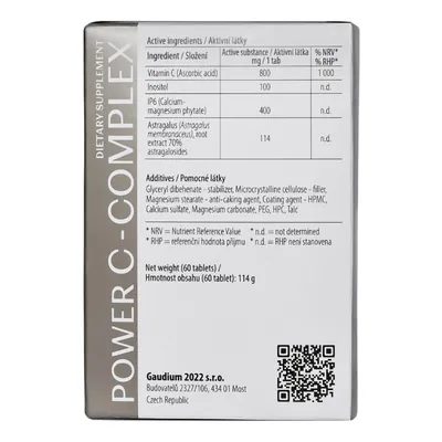 Пауер С-комплекс (Power C-complex) вег. капсули №60