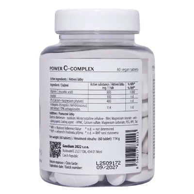 Пауер С-комплекс (Power C-complex) вег. капсули №60