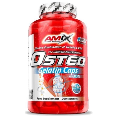 Хондропротектор Amix Nutrition OsteoGelatine + MSM, 200 капсул