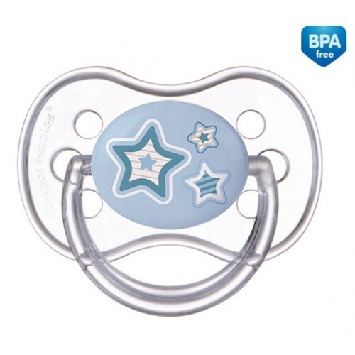 Пустышка силиконовая Canpol Babies Newborn baby круглая 22/564, 18+ месяцев, 1 шт