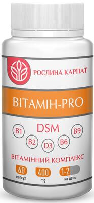 Вітамін-PRO Рослина Карпат капсули по 400 мг №60