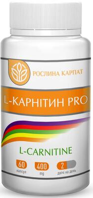 L-Карнитин PRO Рослина Карпат капсулы по 400 мг №60