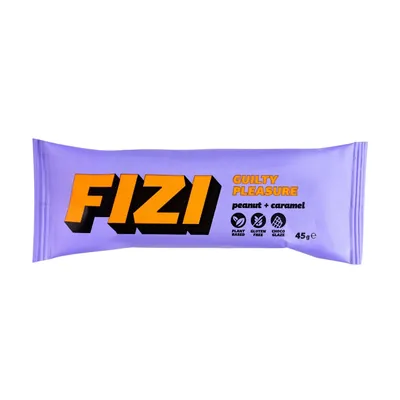 Батончик Fizi Guilty Pleasure арахіс та карамель, 10 штук по 45 г