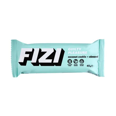 Батончик Fizi Guilty Pleasure кокосове печиво та мигдаль, 10 штук по 45 г