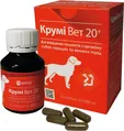 Крумі Вет 20+ фітокомплекс для виведення гельмінтів з організму собак середніх і великих порід, 15 капсул