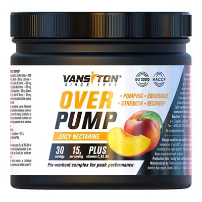 Передтренувальний комплекс Vansiton OVERPUMP, соковитий нектраин, 450 г