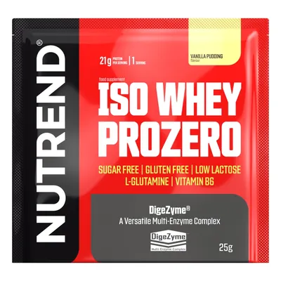 Протеїн сироватковий ізолят Nutrend Iso Whey Prozero ванільний пудинг, 25 г