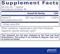 Вітамін D3 Pure Encapsulations Vitamin D3 10000 МО, 120 капсул