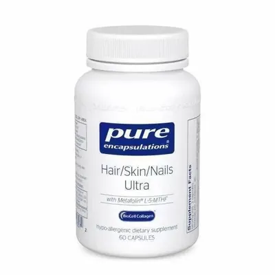 Вітаміни для волосся, шкіри і нігтів Pure Encapsulations Hair/Skin/Nails Ultra, 60 капсул
