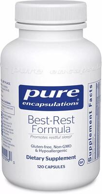 Витамины для спокойного сна Pure Encapsulations Best-Rest Formula, 120 капсул