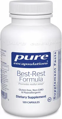 Вітаміни для спокійного сну Pure Encapsulations Best-Rest Formula, 120 капсул