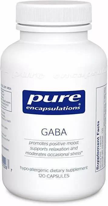 ГАМК Pure Encapsulations GABA, 120 капсул