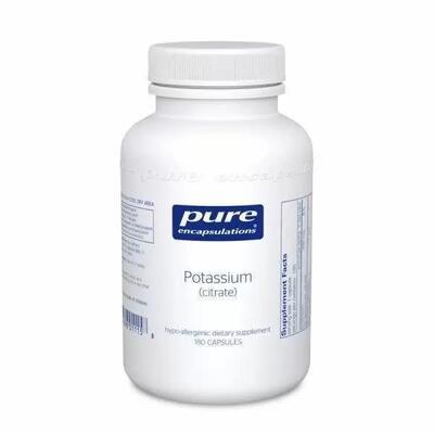 Калий (цитрат) Pure Encapsulations Potassium (citrate), 180 капсул