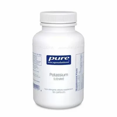 Калій (цитрат) Pure Encapsulations Potassium (citrate), 180 капсул