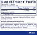 Калий (цитрат) Pure Encapsulations Potassium (citrate), 180 капсул