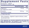 Калий и Магний (цитрат) Pure Encapsulations Potassium Magnesium (citrate), 180 капсул