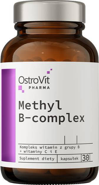 Метил B-комплекс OstroVit Pharma Methyl B-Complex, 30 капсул