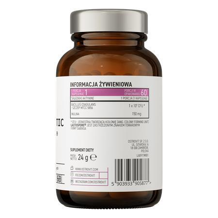 Пробиотик OstroVit Pharma PRO-60 BIOTIC LactoSpore, 60 капсул