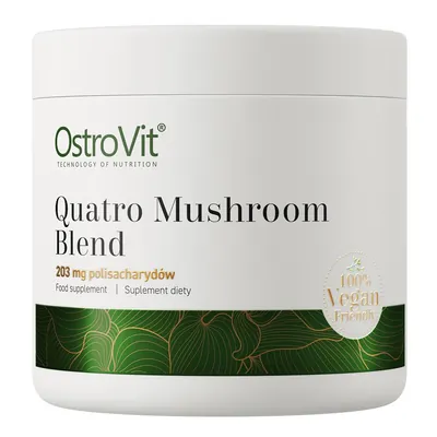 Грибний комплекс OstroVit Quatro Mushroom Blend, 100 г