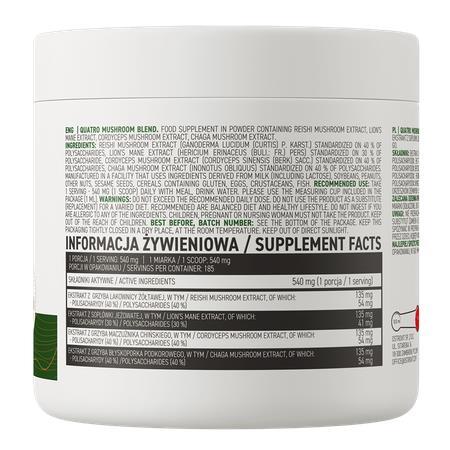 Грибной комплекс OstroVit Quatro Mushroom Blend, 100 г