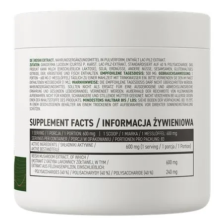 Гриб Рейші OstroVit Reishi Extract, 50 г