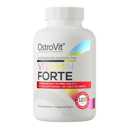 Комплекс витаминов и минералов OstroVit Vit + Min Forte, 120 таблеток