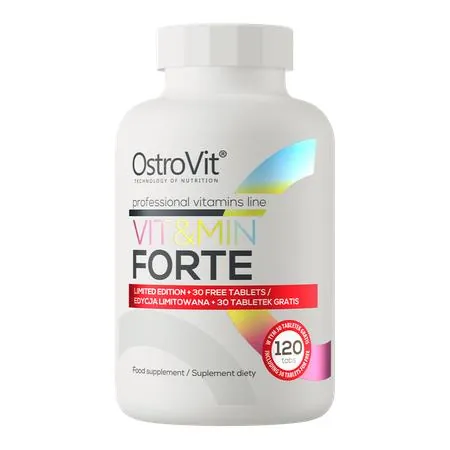 Вітамінно-мінеральний комплекс OstroVit Vit & Min FORTE, 120 таблеток