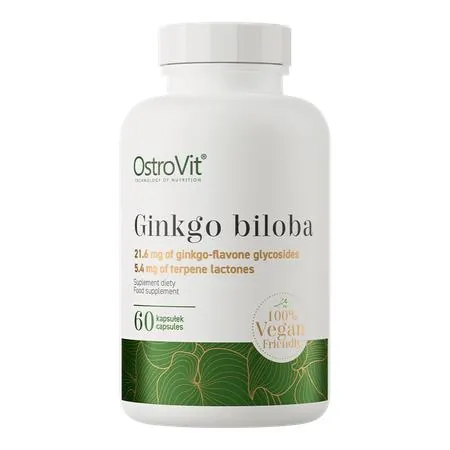Гінкго білоба OstroVit Ginkgo Biloba, 60 капсул