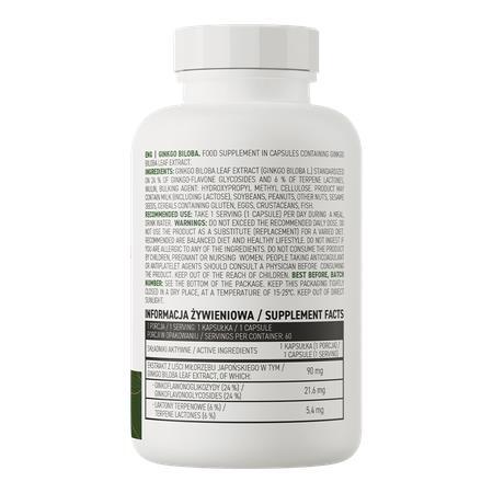 Гинкго билоба OstroVit Ginkgo Biloba, 60 капсул