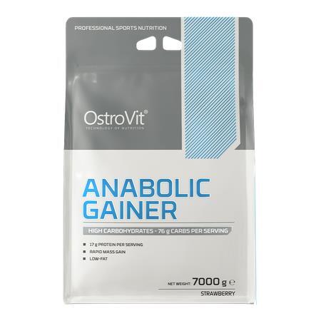 Гейнер OstroVit Anabolic Gainer полуниця, 7 кг