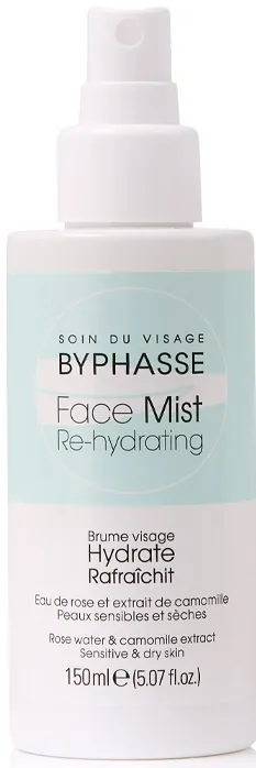 Міст для обличчя Byphasse Re-hydrating зволожуючий для сухої та чутливої шкіри, 150 мл