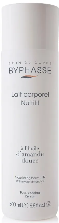 Молочко для тіла Byphasse Nourishing зволожуюче з олією мигдалю, 500 мл