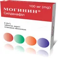 Могинин таблетки, в/плів. обол. по 100 мг №4