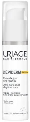 Крем для обличчя Uriage Depiderm SPF 50+ денний проти пігментних плям, 30 мл