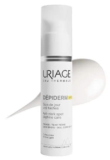 Крем для обличчя Uriage Depiderm SPF 50+ денний проти пігментних плям, 30 мл