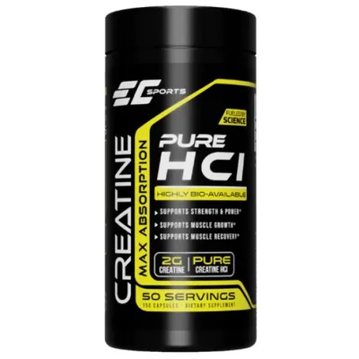 Креатин гідрохлорид Earth's Creation EC Sports Creatine Pure HCL, 150 капсул