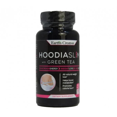 Добавка для контроля веса Earth's Creation Hoodia Slim with Green Tea, 60 капсул