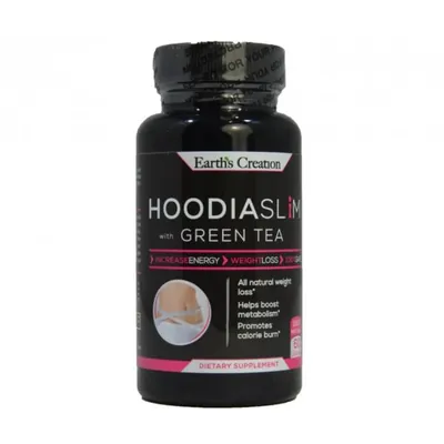 Добавка для контролю ваги Earth's Creation Hoodia Slim with Green Tea, 60 капсул