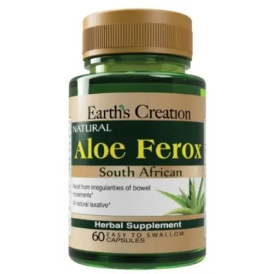 Алое Ферокс Earth's Creation Aloe Ferox, 60 капсул